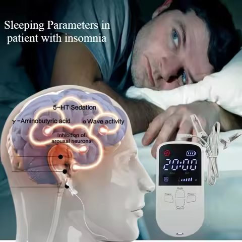 Handheld CES Sleep Aid vagus nerve stimulator Natural Therapy for Anxiety, Depression & Sleep Disord
