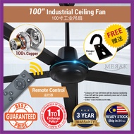 COOL POWER 100" Heavy Duty Industrial Electric Ceiling Fan Factory Kipas Siling Kilang 100寸工业吊扇 G02
