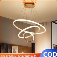 promo [COD]Lampu hias gantung ring/lampu gantung 3 ring 3 susun/3 ring
