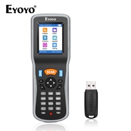 Eyoyo 1D Wireless Barcode Scanner Handheld Data Collector Inventory Counter Scanner with USB receive