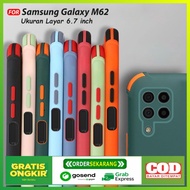 Softcase Crack Macaron Samsung Galaxy M62 Casing 2Tone Pastel Color