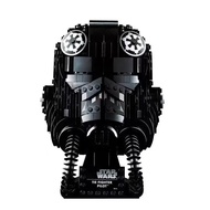New TIE Fighter Pilot Helmet MOC 75274 SpaceShip Battle Model Building Block Architecture Education 