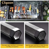 C5GOON Grilled Meat Chicken Tube Refillable Wood Chip Cold/Hot Tube for Grill 5-Hour Slow Wood Pelle
