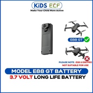 E88 Gt Drone Reachargeable long life Battery 3.7v RC Quadcopter Lithium Battery Drones Bateri Batery