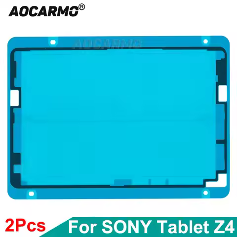 Aocarmo 2Pcs/Lot For Sony Xperia Tablet Z4 SGP771 SGP712 Front LCD Screen Display Sticker Frame Wate