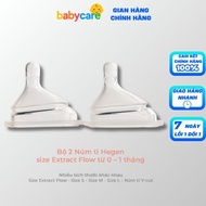 Set of 2 Hegen Silicone Nipples Size S/M/L/Y-Cut - Replacement for Hegen Milk Bottles, Soft and Easy