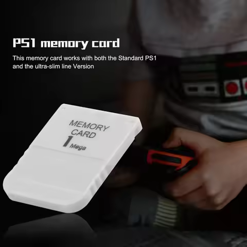 PS1 Memory Card 1 Mega Memory Card For PS1 PSX Game Useful Practic