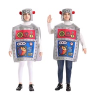 Style Halloween Children's Costume Robot cosplay Costume Set 1 * 9/-///-- ****