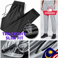 READY STOCK Seluar Track Panjang Lelaki Wanita Seluar Tracksuit Sukan Lelaki Perempuan Muslimah Slimfit