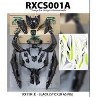 COVER SET AVETA RX110 COVERSET AVETA RX110 BLUE RED HIJAU ACCESSORIES MOTOR YAMAHA HONDA SYM Y15ZR L