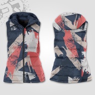 DWIGHT WINDPROOF MOTORCYCLE VEST - PAINT BRUSH