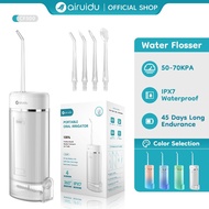 Airuidu CF500 Electric Water Flosser 160ml Portable Teeth Floss 4 Head Gigi 4 Mode Teeth Cleaner