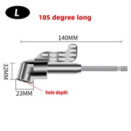 Adapter Kepala Mata Obeng L Shape Screwdriver Extention Shaft Hex Bor Sambungan Mata Obeng Sudut 105