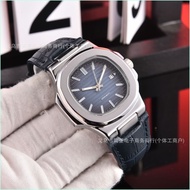 Xiaohongshu WeChat Business Hot Real Leather Belt Watch Mens Quartz Luxury Mens Watch Nautilus Class