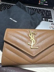 YSL Envelope 啡色wallet