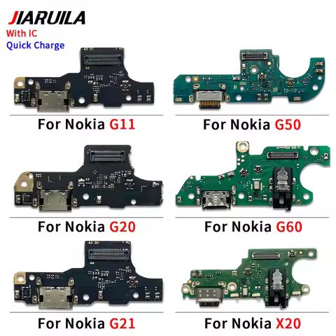 USB Charger Charging Port Dock Connector Microphone Board Flex Cable F​or Nokia G10 G20 G31 G50 G30 