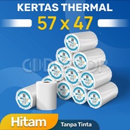 Cashier Paper 57 X 47 - Thermal Print Black Receipt 57X47 - 57X47 57 X 47