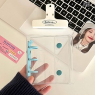 DreamDomicile Transparent Binder Photo Album Kpop Photocard Holder Idol Card Collect Book Binder Pho