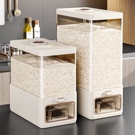 AESTHETIC LUXURY RICE DISPENSER RICE STORAGE BOX RICE DISPENSER 5KG 10KG (RB-001)