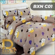 SET COMFORTER BEDSHEET SET 6 IN 1 SAIZ KING 100% FINE FABRIC
