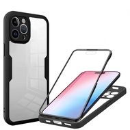 For Redmi A2 A1 Plus A1 A3 Case Smooth Protection Air Cushion Transparent 360 Screen Protector Phone