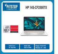 HP 14s-cf2500TX [Core i5-10210U/4GB/512GB SSD/VGA 2GB/14″ silver
