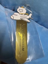 Club Tourism日本俱樂部旅遊標誌可愛飛機吉祥物金屬書籤