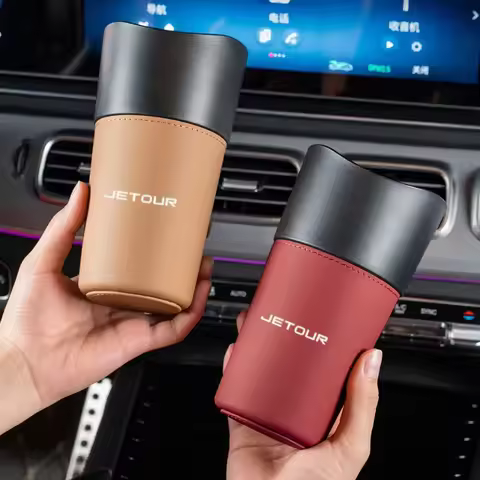 Waterproof Car Cup Trash Can Umbrella Garbage Storage Box Auto Accessories Fit Jetour X70 X70SM X90 