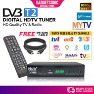 HDTV DVBT2 MyFreeview Digital TV Radio Tuner Decoder DVB T2 Malaysia MYTV Dekoder My Freeview Set To