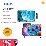 Philips (43'') Slim LED TV Television 43PFT5009 43PFT5009/68 (BASIC TV) / QLED TV 43PQT6731 43PQT673