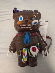 日本環球影城(USJ)限定    恐怖熊(Hamikuma) 造型爆米花桶 (有發聲功能)