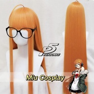 [Available] Futaba Sakura Cosplay Wig/Wig - Persona PS5/Mechanic - Identity V orange [Miu Cosplay 03
