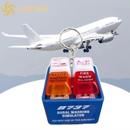 CURTES EGPWS Warning Simulator, Highly Simulated Sound Effects Pilot Keychain, Portable 737 Airbus P
