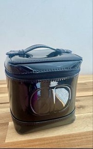 Dior Beauty 黑色仿漆皮盒子手提包 Black Patent Vanity Case Cosmetic Bag