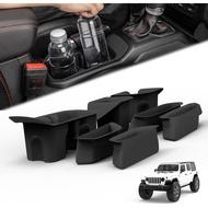 Jeep Wrangler JL Custom Silicone Liners - Full Coverage of Door Handles and Cup Holders for 2018-202
