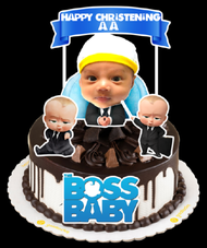 BOSS BABY PERSONALIZE CAKE TOPPER SET