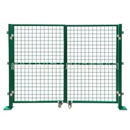 Foldable Orchard Courtyard Fence Wire Mesh Gate Garden Gate Foldable Fence Gate Outdoor Simple Gate 