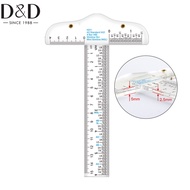 6 Inches Acrylic Clear T-Square Ruler For Easy Reference While Crafting T-Square Ruler Transparent G