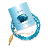 Women's Mermaid Pendant Necklace 4mm Natural Amazonite Crystal Beads Adjustable Lobster Clack Birthd
