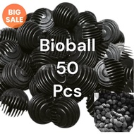 Bioball contents 50 pcs biobal/ bioball/ filter media/ koi filter media/ aquarium filter media/ filt