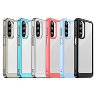 For Samsung Galaxy A26 Clear Case Samsung Galaxy A26 Cover Funda Coque Hard Translucent PC Soft TPU 