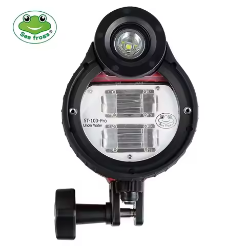 Seafrogs ST-100 Pro Waterproof Camera Flash Light Strobe for A6500 A6000 A7 III RX100 IV V Underwate