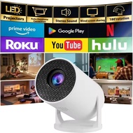 Pocket-Sized 1080P Smart Projector | 270° Adjustable Lens | Wireless Screen Mirroring | Indoor/Outdo