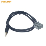 FEELDO 1PC Car Radio Stereo 3.5mm Male AUX Cable Adapter For Honda City 2009-2012 CD Audio Cable Data Wiring CT6199