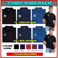 TSHIRT WARGA KKM KEMENTERIAN KESIHATAN | TSHIRT POLO QUICKDRY | 100% MICROFIBER | COLLAR