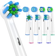 Replacement Toothbrush Heads Compatible with Oral B Braun- Pack of 8 Electric Toothbrush Heads for O