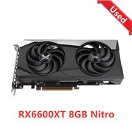 RX6600XT 8GB Nitro RX6600XT 8GB Nitro GPU Sapphire RX 6600 XT Nitro 6600XT Nitro+ 8GB Video Cards AM