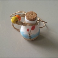 Ceramic Necklace, Bottle Necklace, Ceramic Wish Bottle Necklace, Women's Necklace, Imported Girls' N