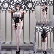 Original anime character models Praying nun figure model, decorative model, anime merchandise, two-d