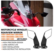 CBR250R CBR150R 2025 Motorcycle Side View Mirror Mirror Kit Adjustable Side Mirror For Honda CBR650R